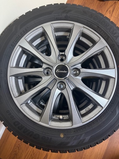 もう消します‼️ヨコハマタイヤスタッドレスホイール付き 4本セット