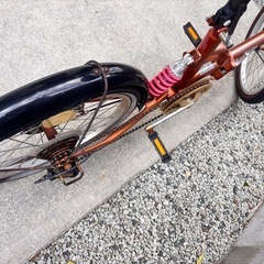 折りたたみ自転車の画像