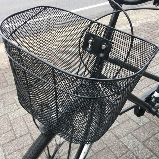 26インチ　自転車　シングルギア　ブラック