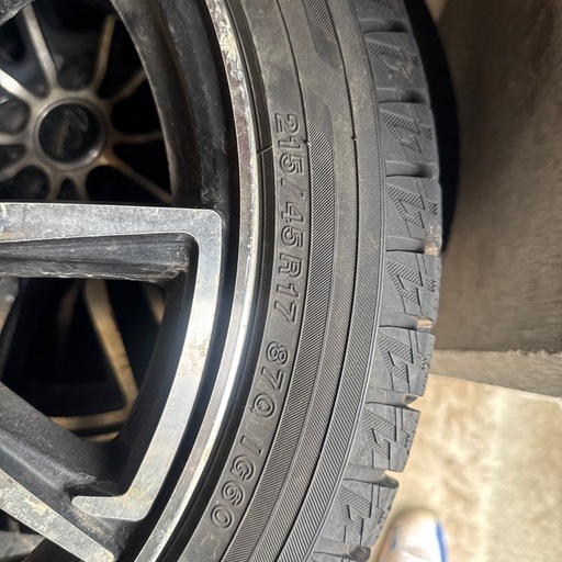 215/45R17 スタッドレスホイールセット