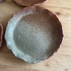 和食器　信楽焼好きに　プレート4枚セットの画像