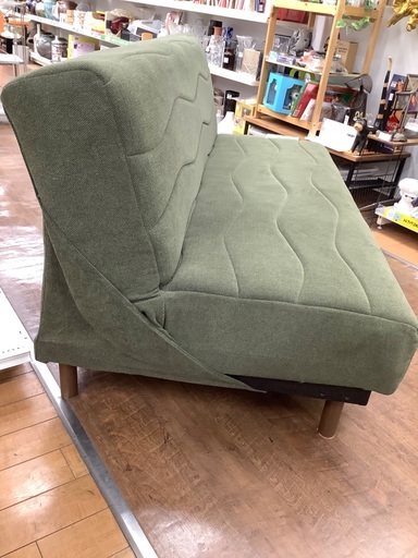 ソファベッド　FRANCE BED ファブリック　Suimy BC-02 グリーン