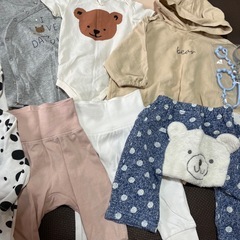 ベビー服　クマセット　70〜80の画像