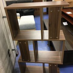 ★リユースのサカイ横浜南店★YM1949  飾り棚 ブラウン W60×D24×H109 クリーニング済みの画像