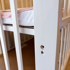 katojiベビーベッド　固敷布団　防水シーツ　イブル敷布団セットの画像