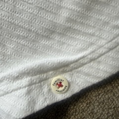 ファミリア40　ケープ　日よけ　クマ刺繍の画像