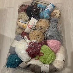 毛糸まとめ売り 約50玉 手芸 編み物の画像