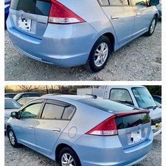 ホンダインサイト H 22年式10万km ハイブリッド車テレビDVDナビ・バックカメラETC の画像