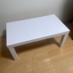 ホワイト ローテーブル センターテーブルの画像