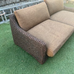 ウォーターヒヤシンス 幅178cm ソファ @CBi アクビィ　アジアン家具　南国の画像