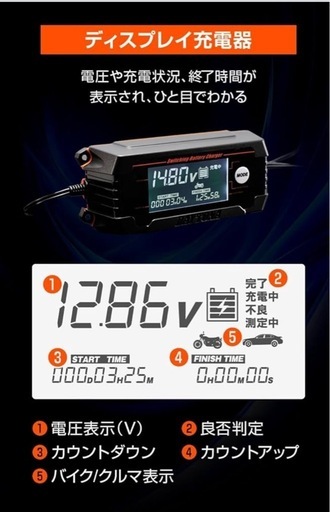 デイトナ　トリクル充電器　ハイスペック　91875新品未使用