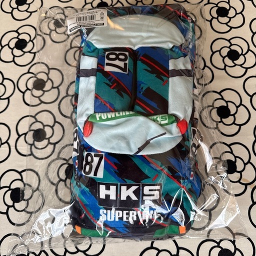 HKS、SUPER OIL柄ティッシュカバー