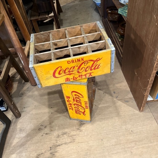 コカコーラ　瓶入れ　木箱