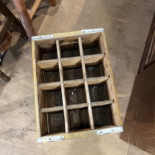 コカコーラ　瓶入れ　木箱