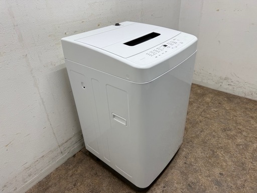 美品　アイリスオーヤマ　洗濯機　６.０ｋｇ　ガチ落ち大水流洗浄　部屋干しモード　２０２５年製　ＩＡＷ－Ｔ６０６－Ｗ