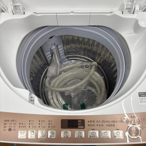 ☆ドリーム荒牧店☆ジモティー割引有☆【クリーニング済み】SHARP/7.0kg洗濯機/ES-T713/2021年製