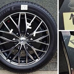 【車関連】17ｲﾝﾁ ﾎｨｰﾙ WEDS ﾚｵﾆｽMX＋ﾀｲﾔ MI CC3の画像