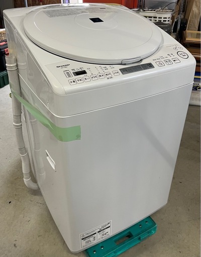 【USED】2024年製　SHARP / シャープ　電気洗濯乾燥機　洗濯容量8.0kg 乾燥容量4.5kg ES-TX8H