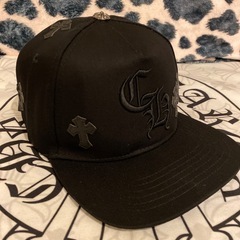 新品　CH トラッカーキャップ クロスパッチ　オールブラック　値引き不可の画像