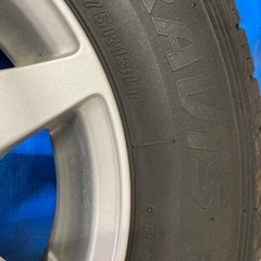 165R13 8PRタイヤ4本アルミ付きの画像