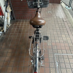 24インチ　パナソニックPanasonic電動アシスト自転車　チェスナットブラウンの画像