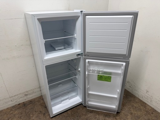 美品　COMFEE　冷凍冷蔵庫　１３２L　急冷モード　省エネ　２０２５年製　RCT128WH1JP