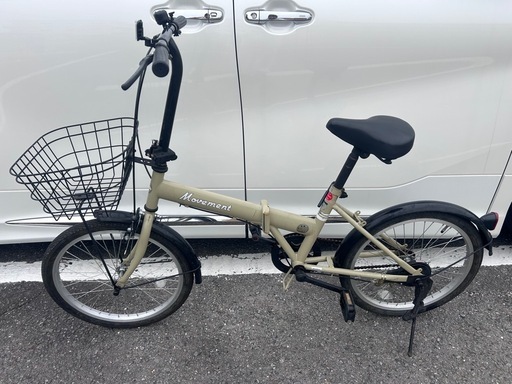 折りたたみ自転車 ミニベロ「Movement」カゴ付き