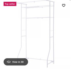 【4/15まで】TORGNY トールニー シェルフ 洗濯機上　白ホワイトの画像