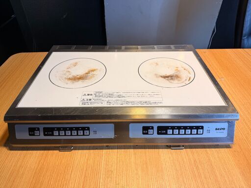 サンヨー　TIC-CK2020　業務用2ロIHコンロ 2.0kw 200V 札幌　リサイクルれお
