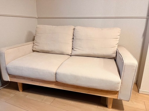 【美品】家具350コーディロイソファ