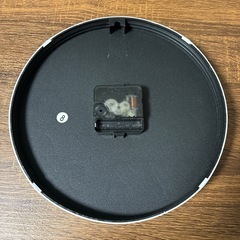 壁掛け時計　ブラックの画像