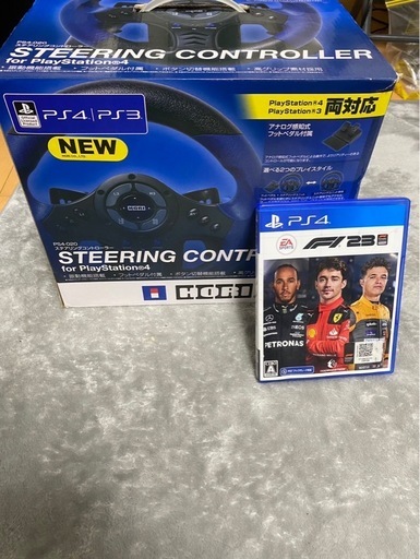 HORI PS4 PS3 ステアリングコントローラー   F1 23 ソフトセット