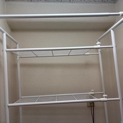 【4/15まで】TORGNY トールニー シェルフ 洗濯機上　白ホワイトの画像