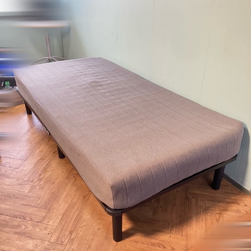【寝心地◎】ニトリ 脚付きマットレス　ダークグレー　モダン　オシャレ✨　シングルサイズ