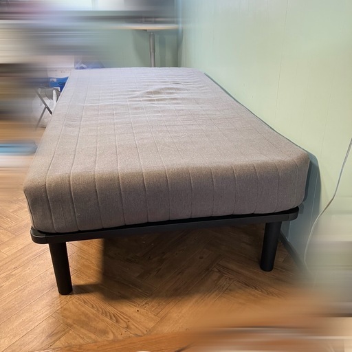 【寝心地◎】ニトリ 脚付きマットレス　ダークグレー　モダン　オシャレ✨　シングルサイズ