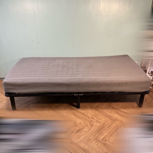 【寝心地◎】ニトリ 脚付きマットレス　ダークグレー　モダン　オシャレ✨　シングルサイズ