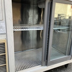 【動確済み】ホシザキ 業務用 テーブル形冷蔵ショーケース RTS-90STB2 単相 100V 幅900×奥行450×高さ800 150L 台下ショーケース 大阪の画像