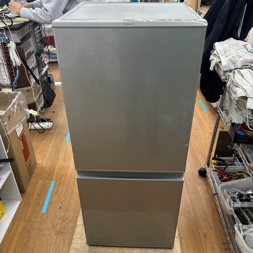 ☆ドリーム荒牧店☆ジモティー割引有☆【クリーニング済み】AQUA/2ドア冷蔵庫/AQR-13J/126L/2020年製