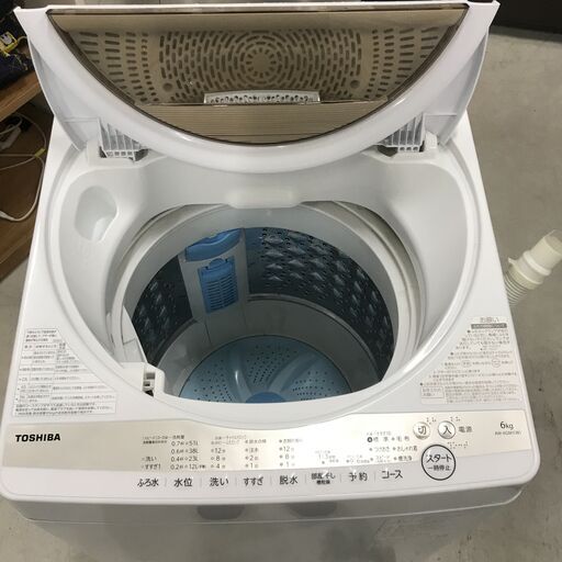 ＼家具＊家電のお店／【ｼﾞｬﾝｸﾞﾙｼﾞｬﾝｸﾞﾙ石川金沢店】 洗濯機 東芝 AW-6GM1 6.0kg  2022年製