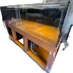 ２４００アクリル水槽　木製台付の画像