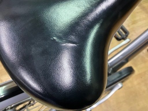 【3月限定10km圏内土曜日のみ配送無料】リユース品　BRIDGESTONEアルベルト　26インチ　内装3段変速オートライト　シルバー