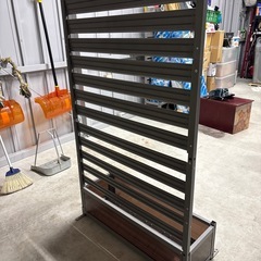 目隠し花置きの画像