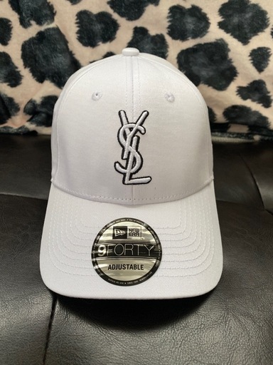 NEWERA×YSLコラボキャップ　  ニューエラ　9FORTY ホワイト　並行輸入品