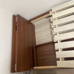 リュカ2 シングル　ベッドフレームの画像