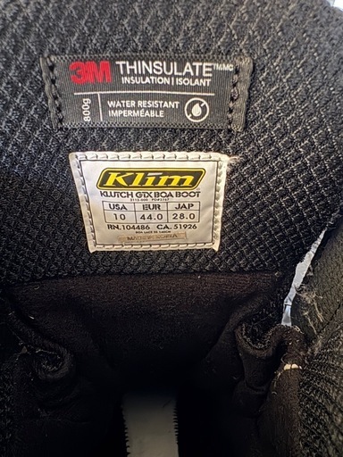 スノーモービル Klim ブーツ