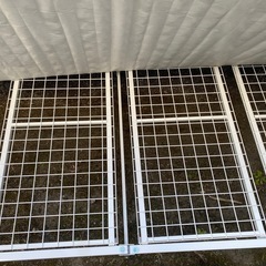 ニトリ (NITORI)  シングル パイプベッド バジーナSTN ホワイト   マットレス付き 新生活応援 美品の画像