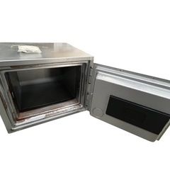 ダイヤル式 耐火金庫 小型金庫 セーフティボックス 鍵・パスワード紙ありの画像