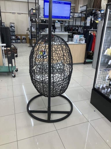 【トレファク足立扇店】ハンギングチェア　クッションヨゴレ　耐荷重150kg
