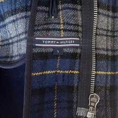 【美品】TOMY HILFIGER ダッフルコート ウール チェック  コートの画像