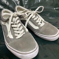 VANS　バンズオールドスクール　グレー &ホワイト24cmメンズスニーカーレディーススニーカーの画像